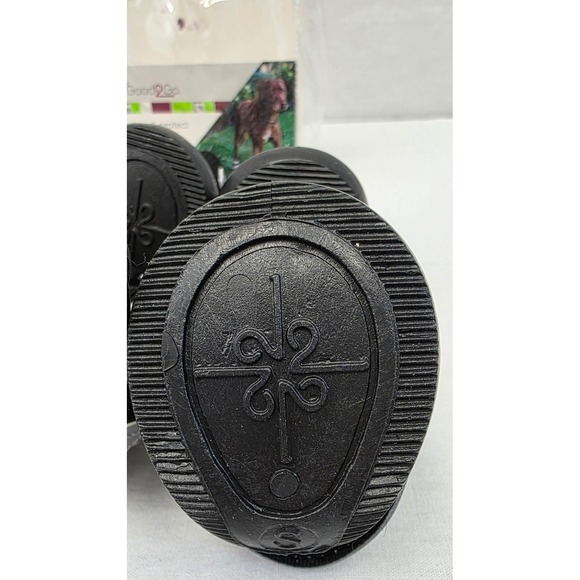 Good2Go Black All Weather Dog Boots Size S Reflective Neoprene - Picture 5 of 8